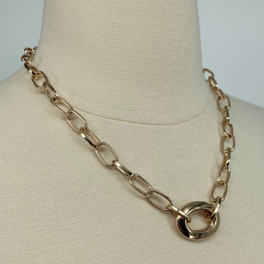 14th & Union - Os - Nwt Chunk Golden Chain Necklace